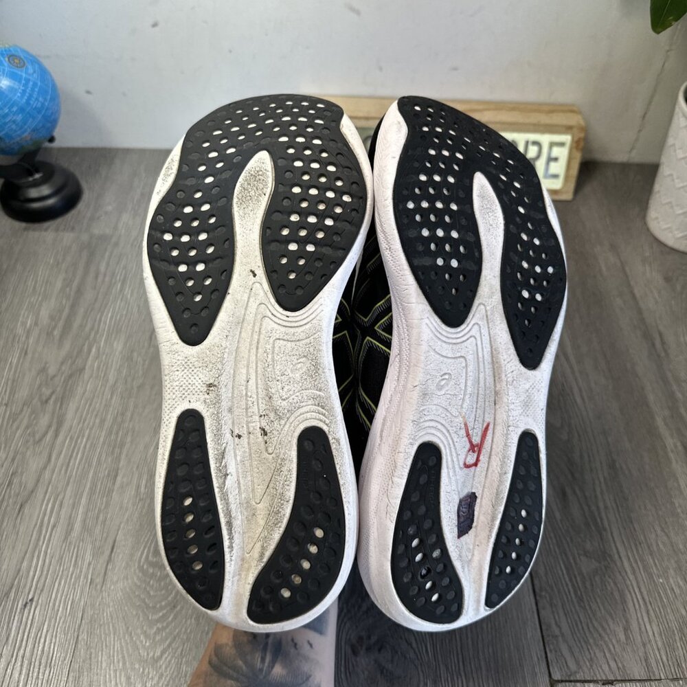 Asics Womens Gel Nimbus 25 1012B356 Black Running Shoes Sneakers Size 11 READ - Picture 9 of 11